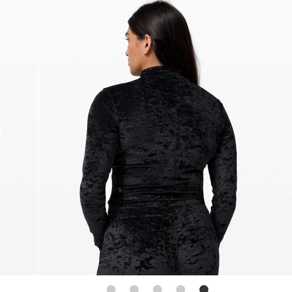 Lululemon All Aligned Mock Neck Long Sleeve *Crushed Velvet Worn Once - Picture 3 of 8